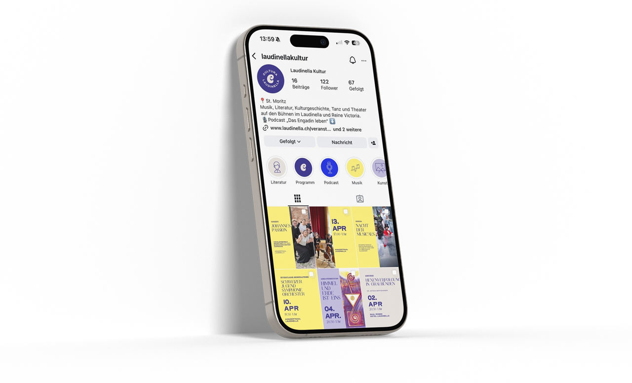 Cultura Laudinella Instagram Mockup