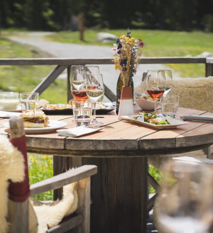 Lej da Staz Restaurant Terrace